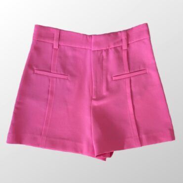 מכנסיים מחויטים ZARA קצרים בגזרה גבוהה מידה M