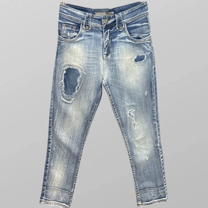 ג׳ינס בגזרת קרופ מידה 28 Insane Jeans
