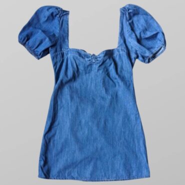 שמלת מיני ג׳ינס מידה L Zara