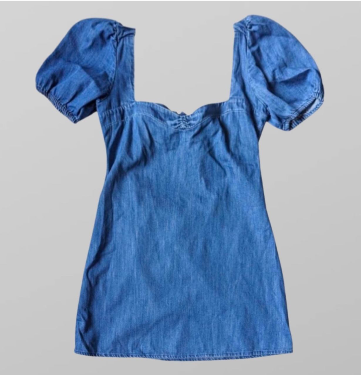 שמלת מיני ג׳ינס מידה L Zara