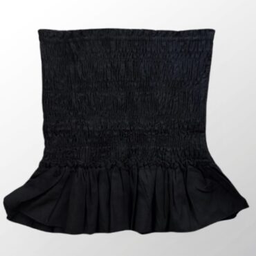 סטרפלס פפלום אלסטי כיווצים  M Purple