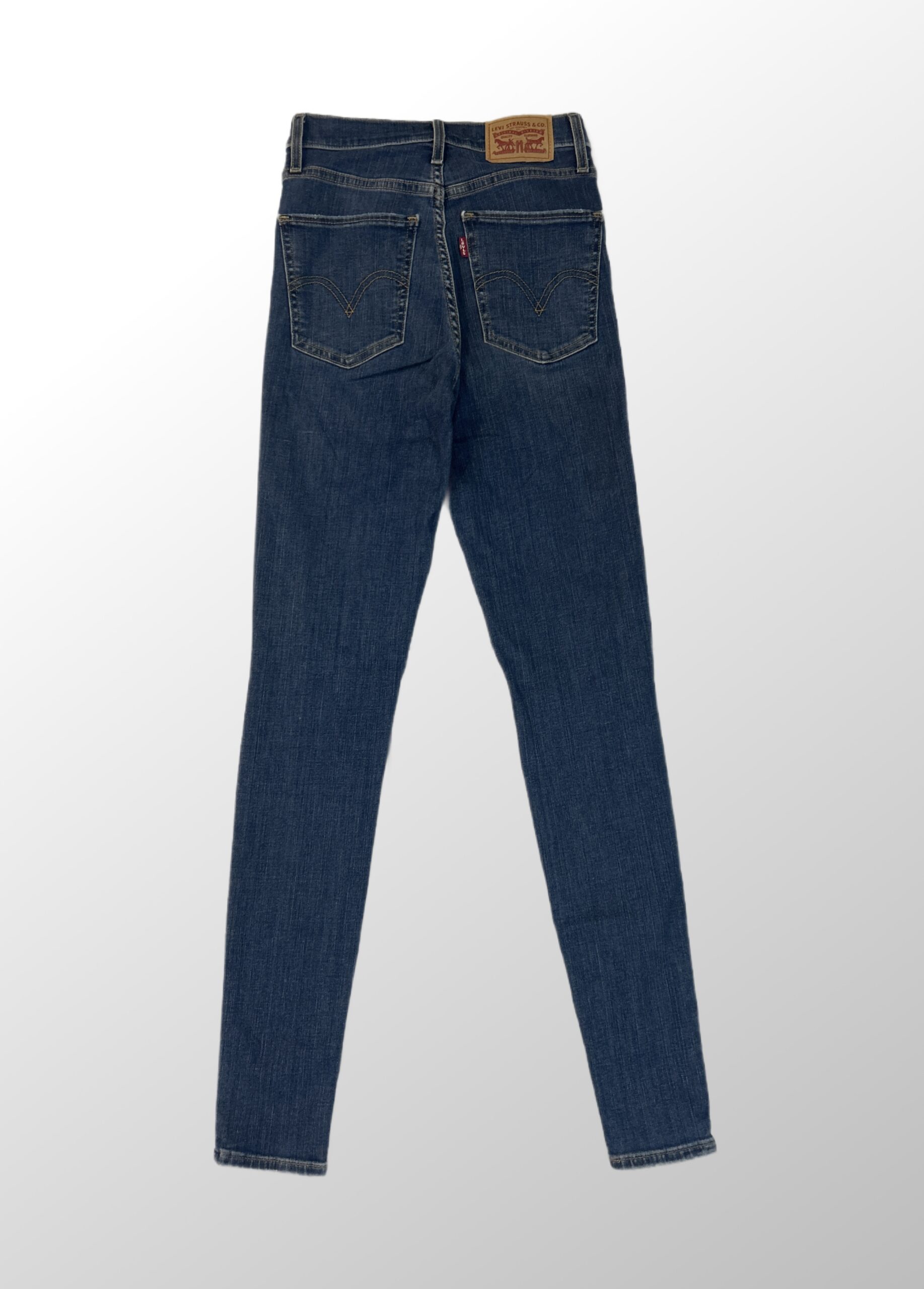 ג׳ינס סקיני לייקרה Levi’s עם קרעים בברכיים! מידה 25 – תמונה 2