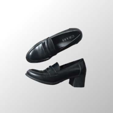 נעלי עור אמיתי! אלגנטיות נוחות! גובה עקב 6 ס״מ GRASS