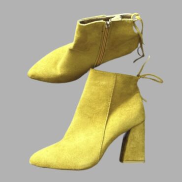 מגפונים דמוי זאמש חדשים! גובה עקב 9 ס״מ