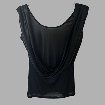 גופיה שחורה לייקרה גם חשוף נשפך מידה M מצב חדש