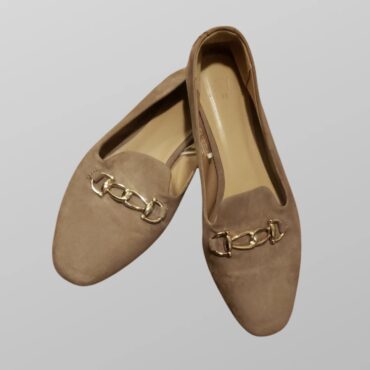 נעלי מוקסין שטוחות דמוי זאמש מידה 37