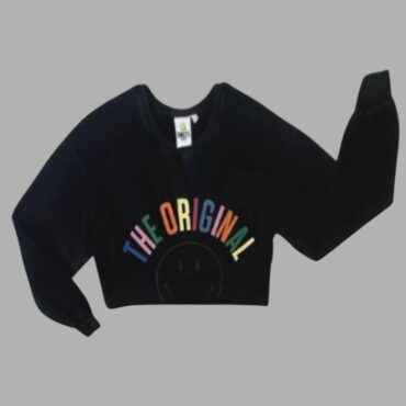 פוטר קרופ RENUAR צבע שחור! בהדפס סמיילי