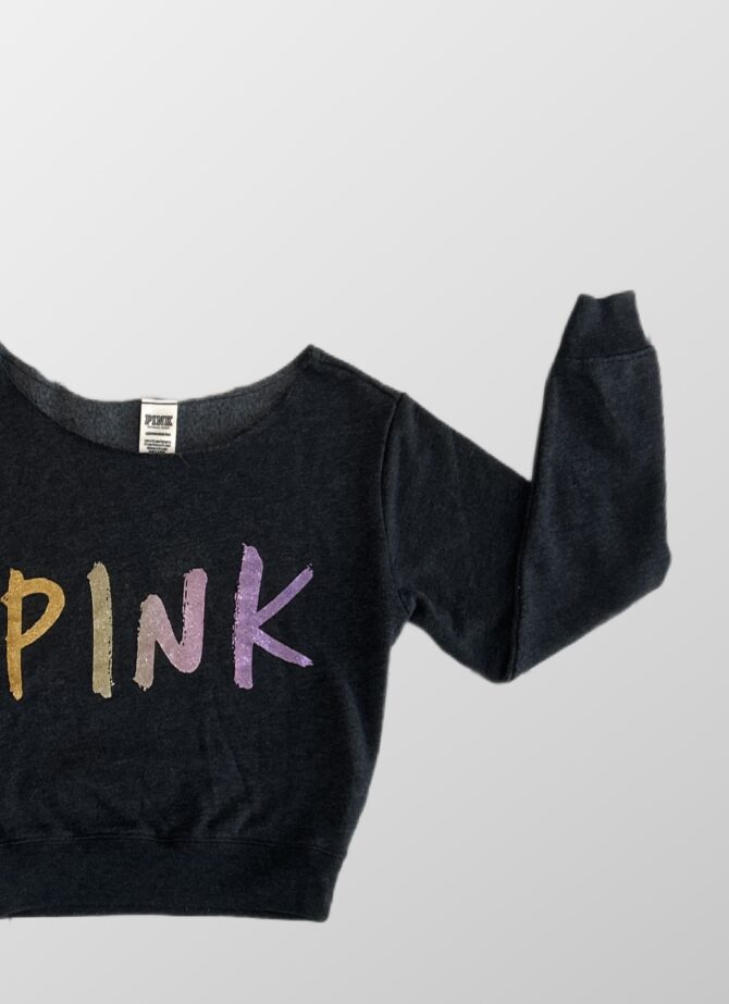 ⁦פוטר Victoria Secret בשילוב pink מידה Xs⁩ – תמונה ⁦2⁩