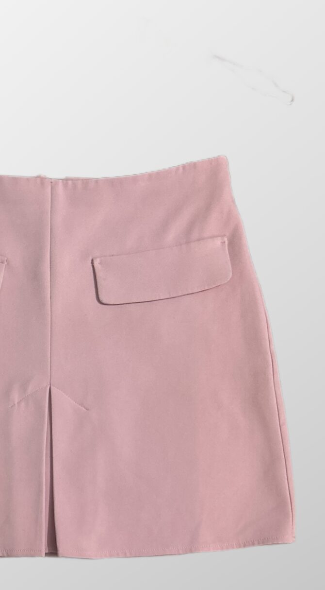 ⁦ASOS חצאית מיני מחויטת בצבע ורוד מידה XL⁩ – תמונה ⁦2⁩