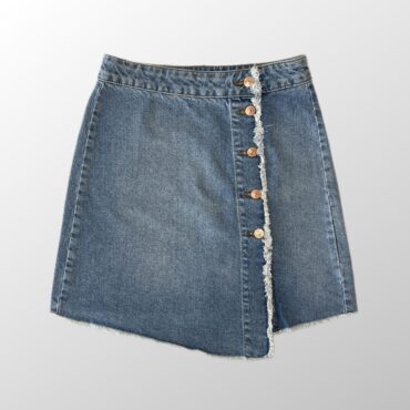 חצאית מיני ZARA ג׳ינס א- סימטרית! מידה 24