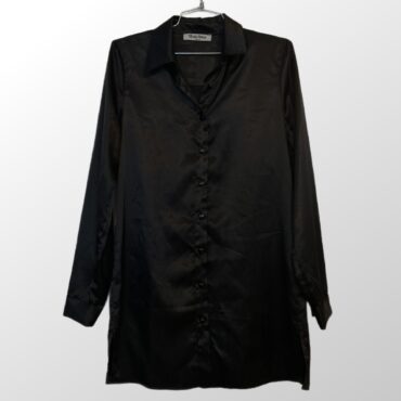 חולצת סאטן מכופתרת Studio Pasha אוברסייז מידה XS