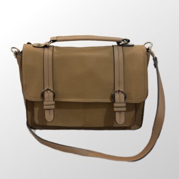 חדש! תיק דמוי עור Accessorize צבע חום מתאים גם ללפטופ