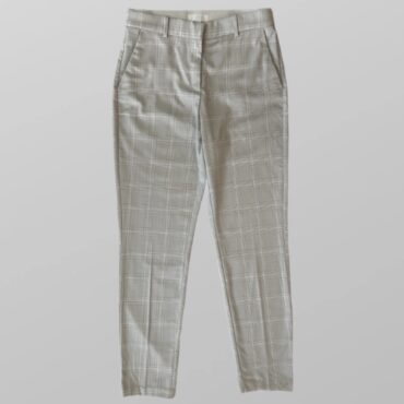 מכנסי לייקרה מחויטים H&M בהדפס משבצות 0! מידה