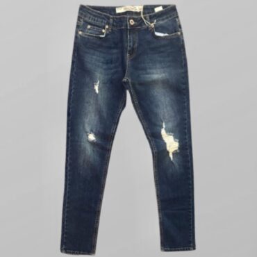 עם טיקט! ג׳ינס סקיני לייקרה Miss Miss קרעים עדינים! מידה 40 Miss Miss