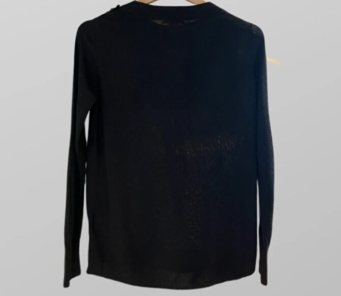 ⁦סריג H&M בשילוב פאייטים בחלק העליון מידה M⁩ – תמונה ⁦3⁩