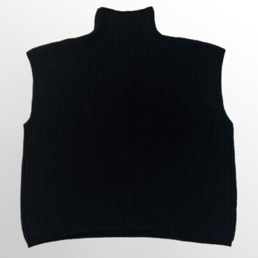 אפודה סריג גולף אוברסייז מחממת מידה L אורך 68 ס״מ