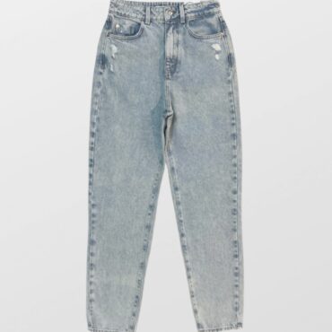 עם טיקט! ג׳ינס MOM של ZARA גזרה גבוהה מידה 24