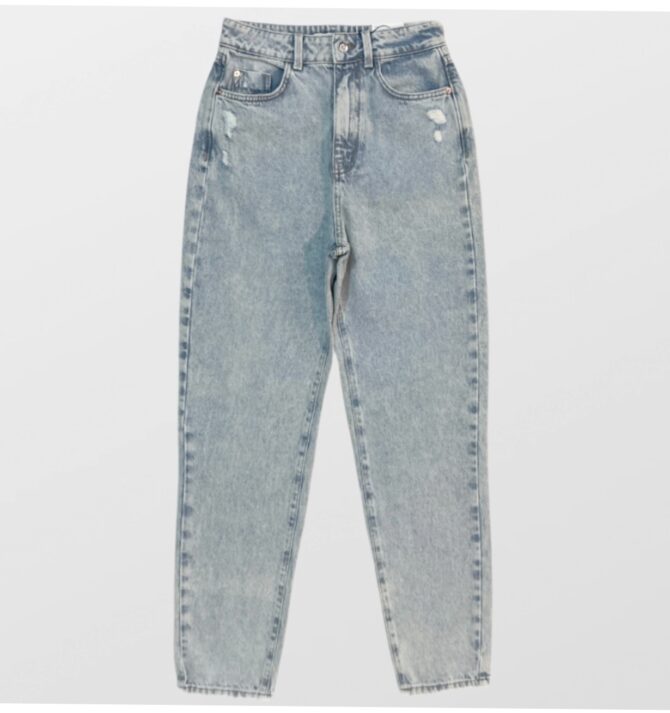 עם טיקט! ג׳ינס MOM של ZARA גזרה גבוהה מידה 24