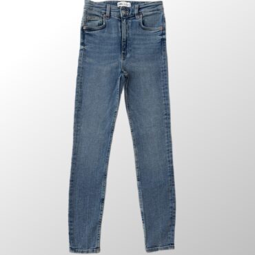 ג׳ינס סקיני ZARA לייקרה גזרה גבוהה מידה 24