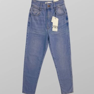 עם טיקט! ג׳ינס MOM של ZARA גזרה גבוהה מידה 24