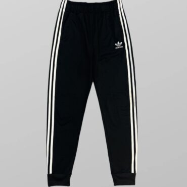 מכנסי Adidas שחור פסים לבנים מידה S