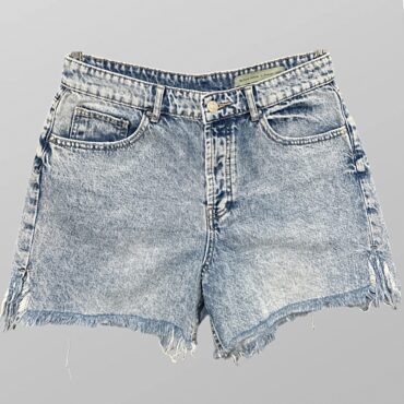 מכנסי ג׳ינס קצרים בגזרה גבוהה RENUAR מידה L