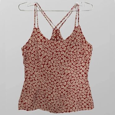 גופיית נרקיסים אדומה Castro אלגנטית עם כתפיות מתכווננות! מידה 44