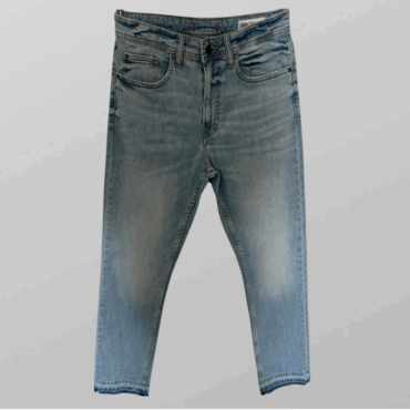 ג׳ינס בגזרה ישרה וגבוהה Zara מידה M לייקרה