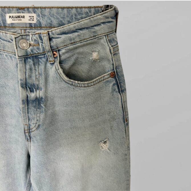⁦ג׳ינס MOM גזרה גבוהה! מידה 36 Pull&Bear⁩ – תמונה ⁦2⁩