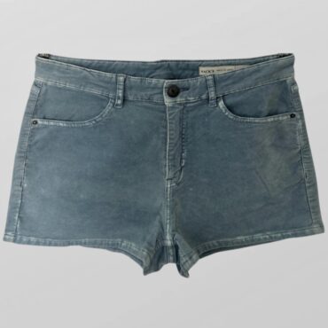 מכנסיים קצרים במרקם קטיפה SACK’S גזרת אמצע מידה L