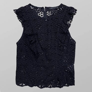 חולצה אלגנטית קרושה עם מלמלה מידה L של Zara