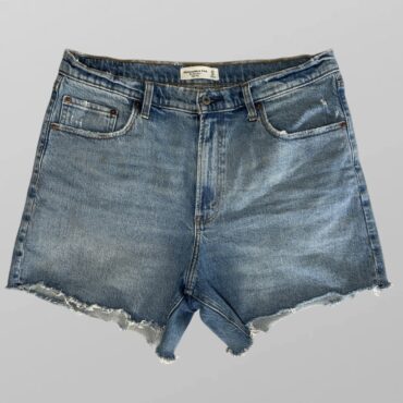 מכנסי ג׳ינס קצרים גזרה גבוהה Abercrombie מידה 42