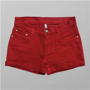 מכנסי ג׳ינס קצרים לייקרה גזרה נמוכה מידה 36 zinger