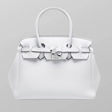 חדש! תיק כתף/יד לבן של המותג SAVE MY BAG