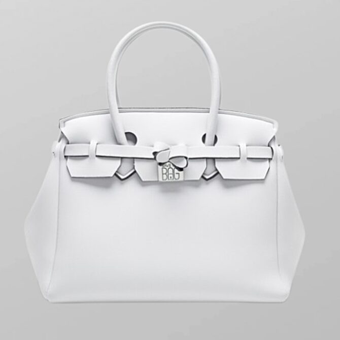 חדש! תיק כתף/יד לבן של המותג SAVE MY BAG