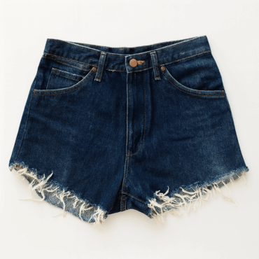 מכנסי ג׳ינס וינטג׳ קצרים בגזרה גבוהה! ללא לייקרה! מידה 36