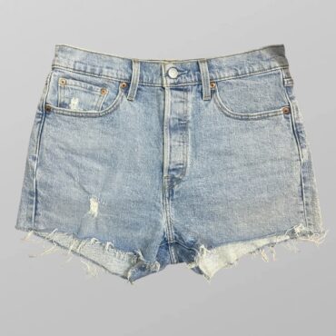 Levi’s 501 מכנסי ג׳ינס קצרים לייקרה בגזרה גבוהה מידה 30