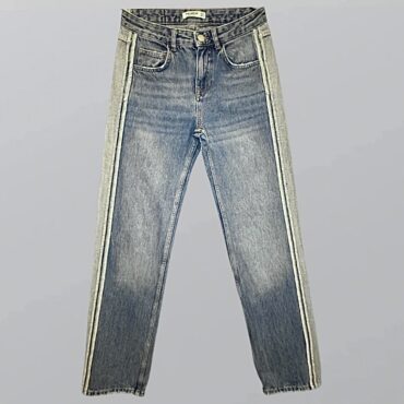 pull&Bear ג׳ינס בשני צבעים בגזרה ישרה וגבוהה מידה 26