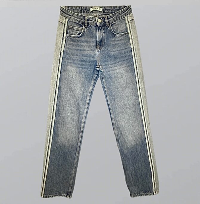 pull&Bear ג׳ינס בשני צבעים בגזרה ישרה וגבוהה מידה 26