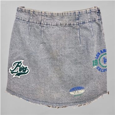 Twentyfourseven חצאית מיני ג׳ינס פאוצ׳ים מידה 40