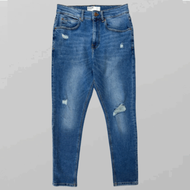 Bershka ג׳ינס סקיני בגזרה גבוהה לייקרה מחטב מידה 38