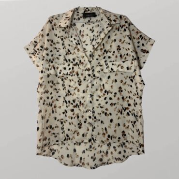 Addict חולצה מכופתרת אוברסייז מודפסת מידה L