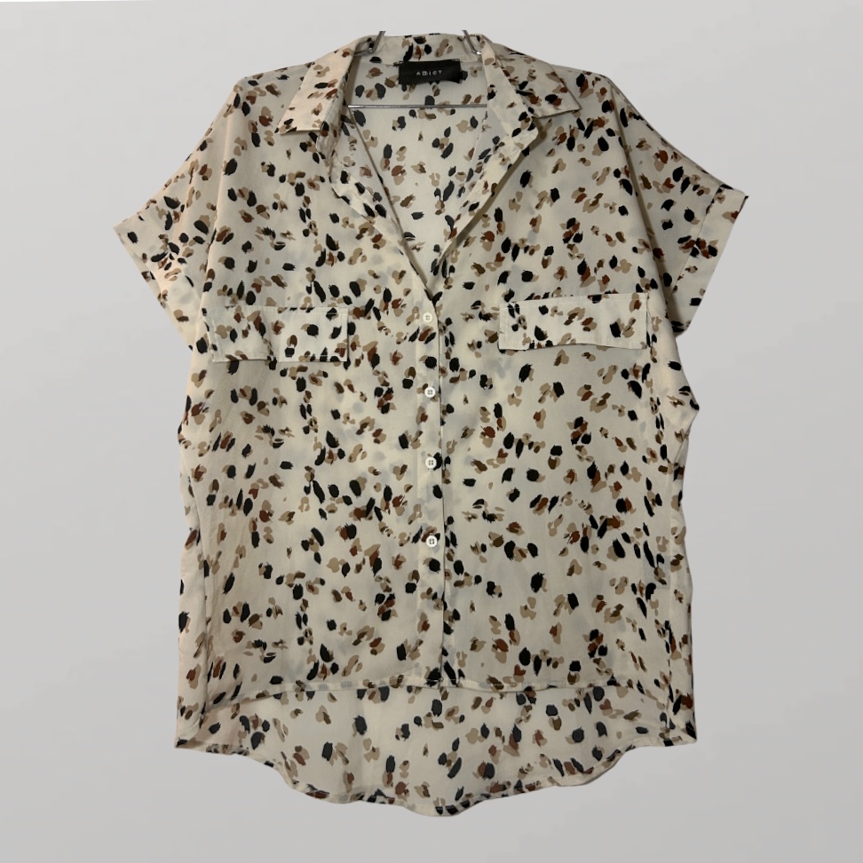 Addict חולצה מכופתרת אוברסייז מודפסת מידה L