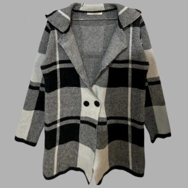 קרדיגן Jelly beans מידה 38 בהדפס משבצות!