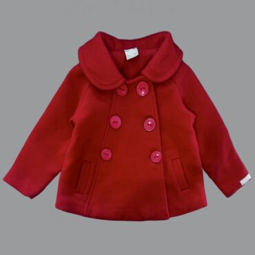 Polo Club מעיל אדום מחויט לילדות מידה 12m