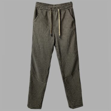 COLORADO מידה 40 מכנסיים בהדפס פפיטה בגוון חום שחור גזרה גבוהה  עם גומי במותן היקף מותן- 77-96 ס״מ