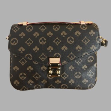 חדש לגמריי! תיק דמוי עור בסגנון לואי באיכות מעולה עם 2 תאים מכילים ואבזמים זהב