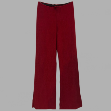 ZARA מכנסי סריג נשפכים מידה M צבע יין עם גומי במותן מצב כמו חדש!