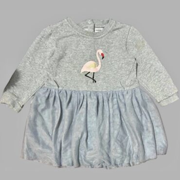 קולקציית ילדות🎀 Castro שמלת פוטר טול פלמינגו לגיל שנתיים