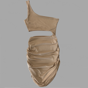 שמלת לייקרה ואן שולדר מידה S צבע ניוד פתח במותן, חדש!